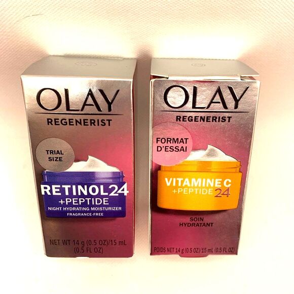 OLAY Regenerist Vitamin C +Peptide 24 & retinol +Peptide 24 Eye and Face Cream - Picture 1 of 5